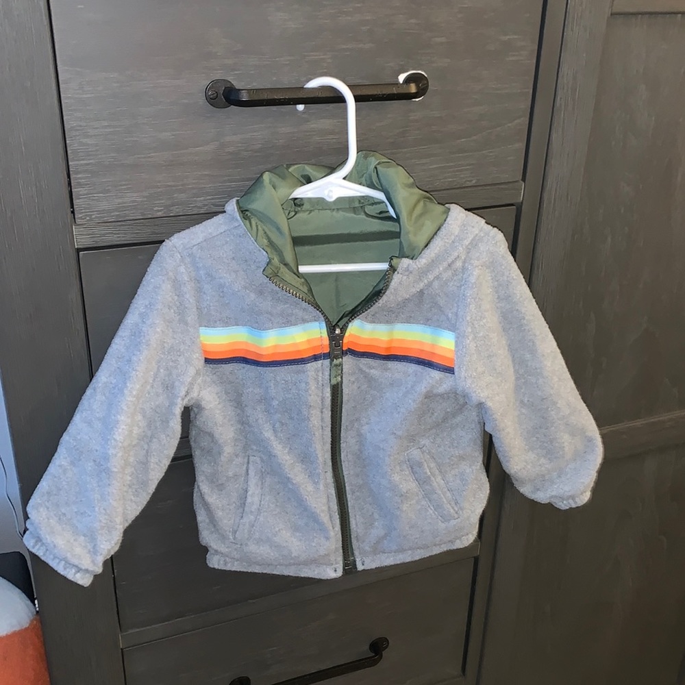 Osh kosh Reversible fleece lined jacket